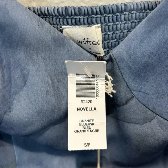 Aritzia | Novella Short Sleeve Blouse Puff-sleeve Bustier Blouse - Picture 4 of 6